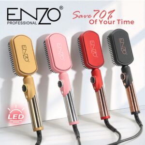 ENZO Professional – LED Straightening Brush