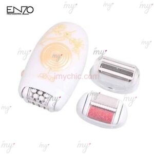 ماكينة إزالة الشعر ENZO 3 في 1 – آلة نزع الشعر + شفرة + مبرد قدم