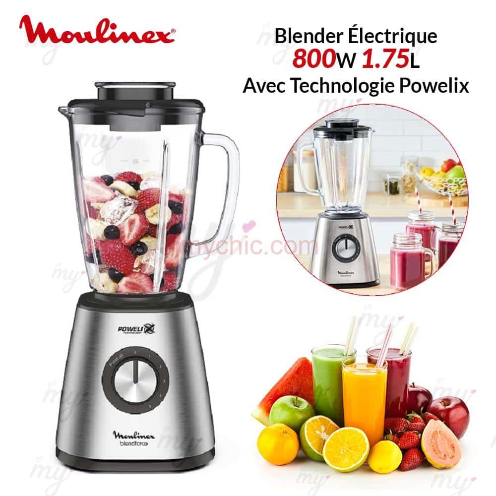Blender Moulinex Blend force Inox – 1.75L – 800W – LM439D10