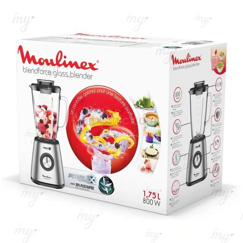 Blender Moulinex Blend force Inox – 1.75L – 800W – LM439D10 - الصورة 3