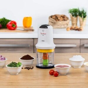 MINI HACHOIR MOULINEX MULTIMOULINETTE 6EN1 500W BLANC