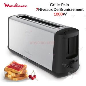 Moulinex LS342D10 grille-pain 2 part(s) 1700 W Acier inoxydable