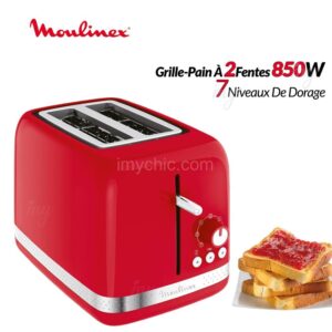 Grille-Pain 850W À 2Fentes À Largeur  Moulinex LT300510